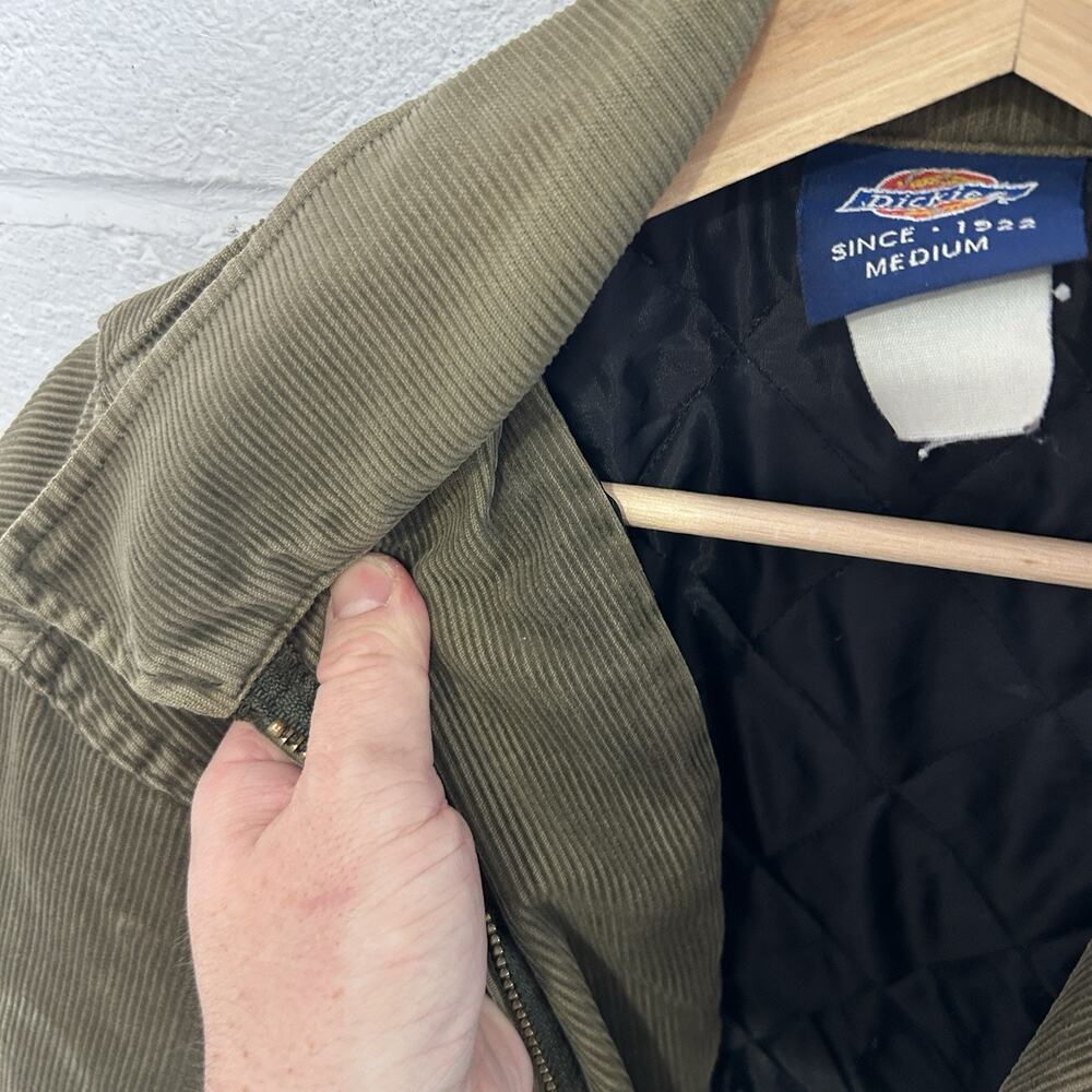 Vintage Dickies Quilt-Lined Corduroy Detroit Jacket “Green” - Picture 14 of 14